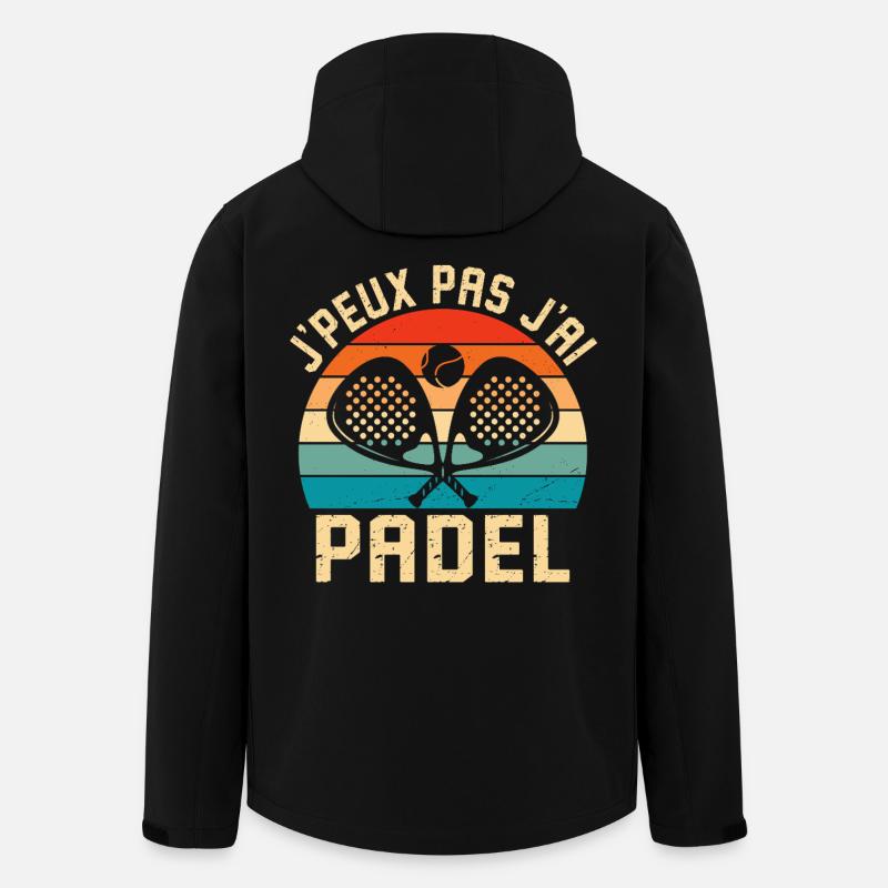 I can't I have padel - Men’s Recycled Softshell Jacket by Stanley/Stella - black