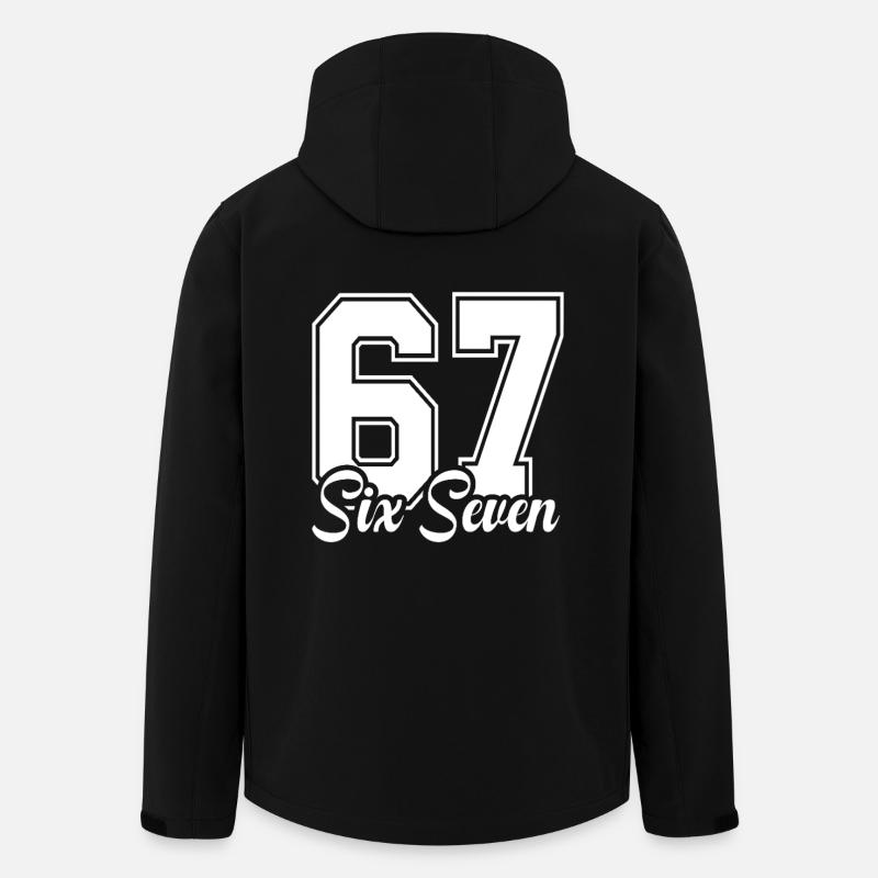 67 - Six Seven  6-7 SixSeven - Recycelte Männer Softshell-Jacke von Stanley/Stella - Schwarz