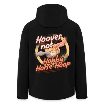 Aspirateurs anti-cavaliers de loisir, pas cerceaux de chevaux de loisir - Veste softshell homme en polyester recyclé Stanley/Stella - noir - Dos - AI Model Male 185 light (185cm)