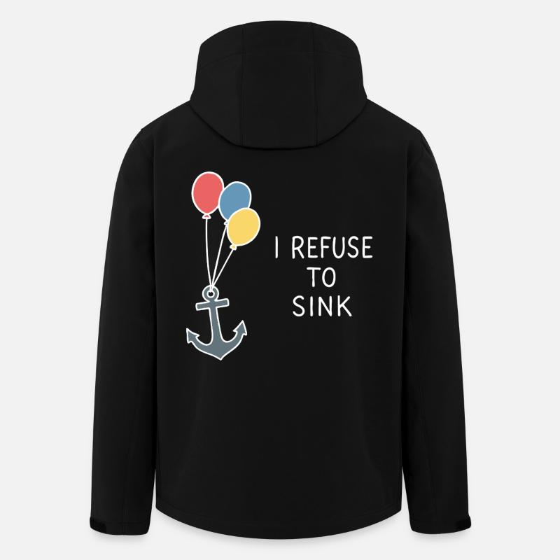 Refuse to Sink – Stärke & Meer - Recycelte Männer Softshell-Jacke von Stanley/Stella - Schwarz