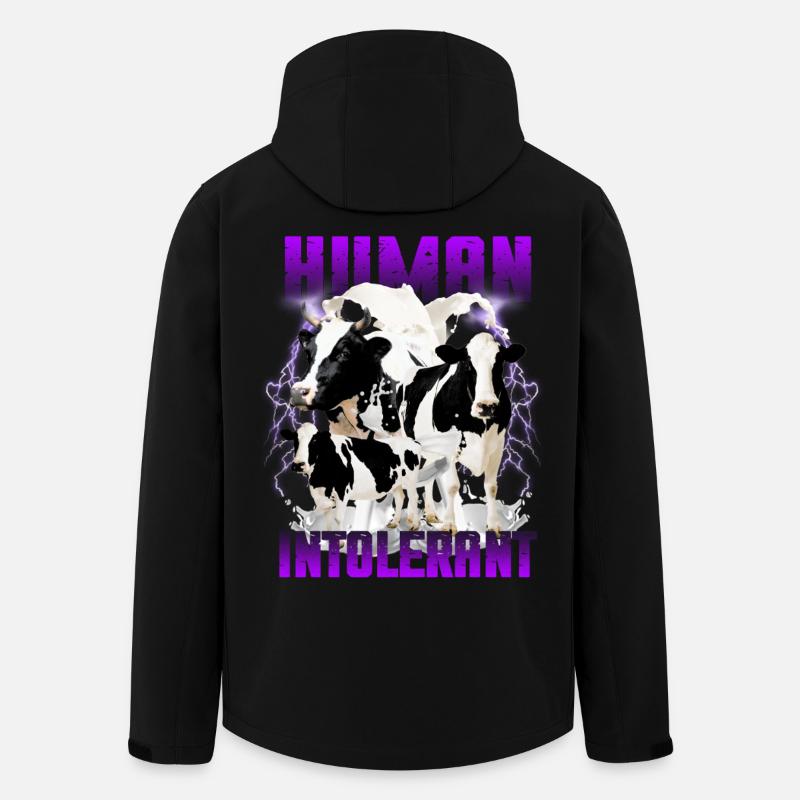 Unwearable Bootleg Human Intolerant - Recycelte Männer Softshell-Jacke von Stanley/Stella - Schwarz
