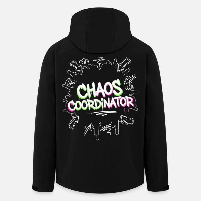 Chaos Coordinator - Recycelte Männer Softshell-Jacke von Stanley/Stella - Schwarz