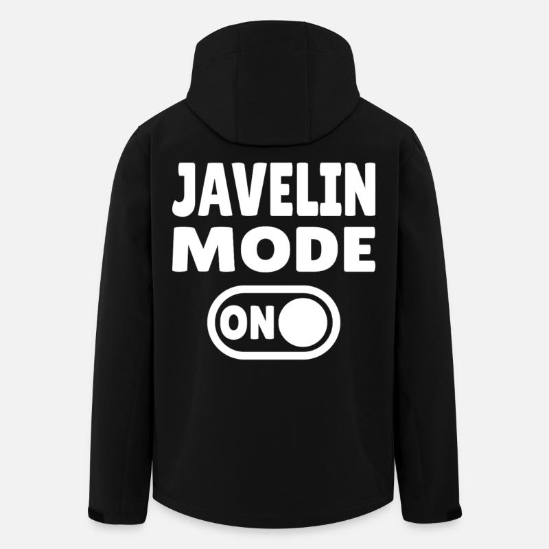 Javelin Mode ON - Javelin Throw - Men’s Recycled Softshell Jacket by Stanley/Stella - black