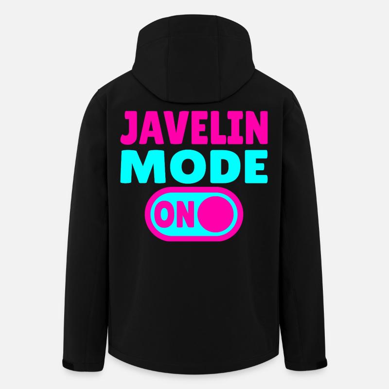 Mode Javelot ACTIVÉ - Lancer de Javelot - Veste softshell homme en polyester recyclé Stanley/Stella - noir