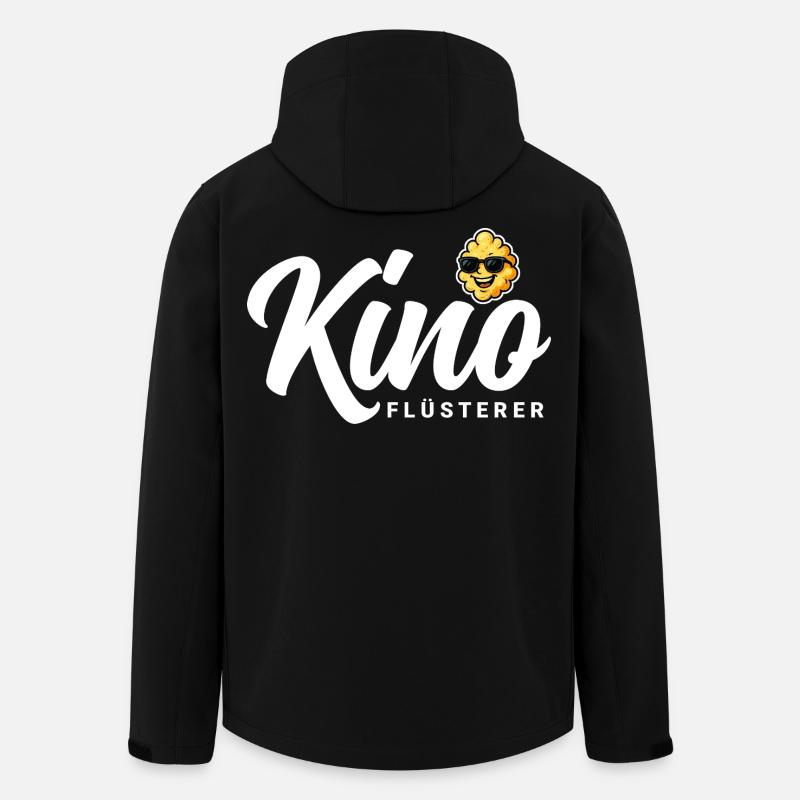 Kino Flüsterer - Recycelte Männer Softshell-Jacke von Stanley/Stella - Schwarz