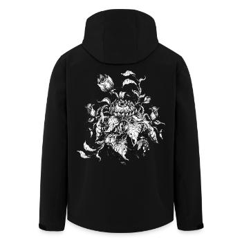 Eyebloom - Veste softshell homme en polyester recyclé Stanley/Stella - noir - Dos - AI Model Male 185 light (185cm)
