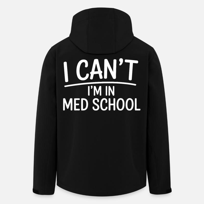 Medizinstudium Spruch Grafik - Recycelte Männer Softshell-Jacke von Stanley/Stella - Schwarz