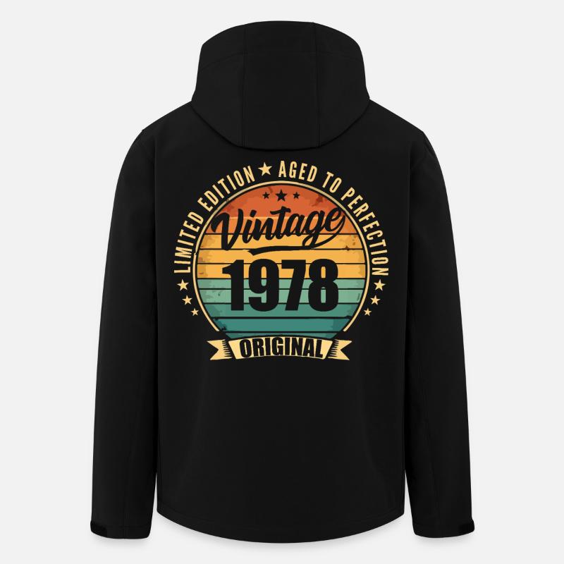 Limitierte Jubiläumsausgabe von 1978 - Recycelte Männer Softshell-Jacke von Stanley/Stella - Schwarz