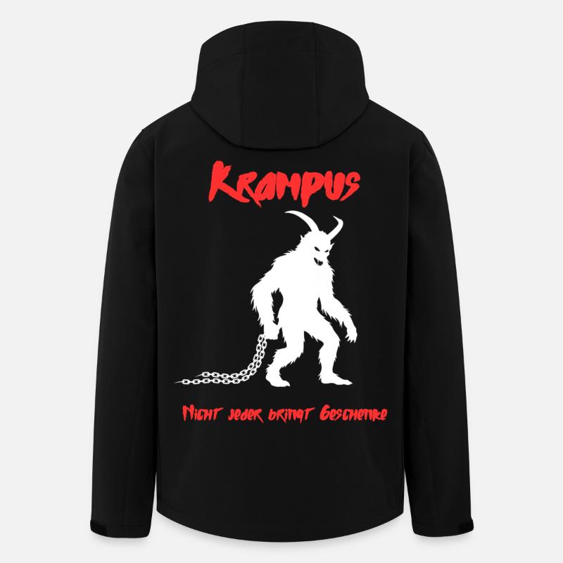Krampus - Recycelte Männer Softshell-Jacke von Stanley/Stella - Schwarz