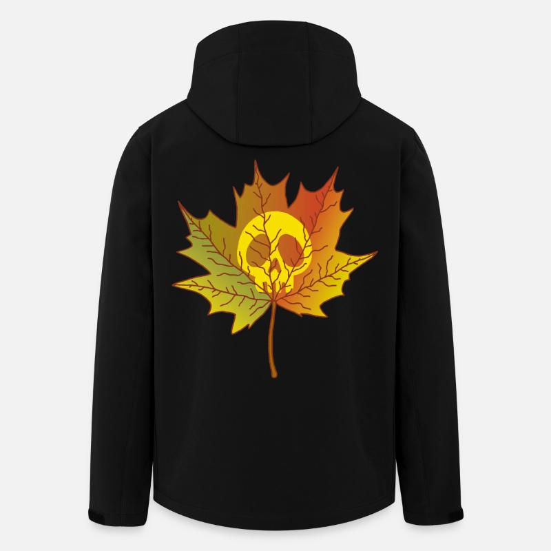 Dead leaf - Men’s Recycled Softshell Jacket by Stanley/Stella - black