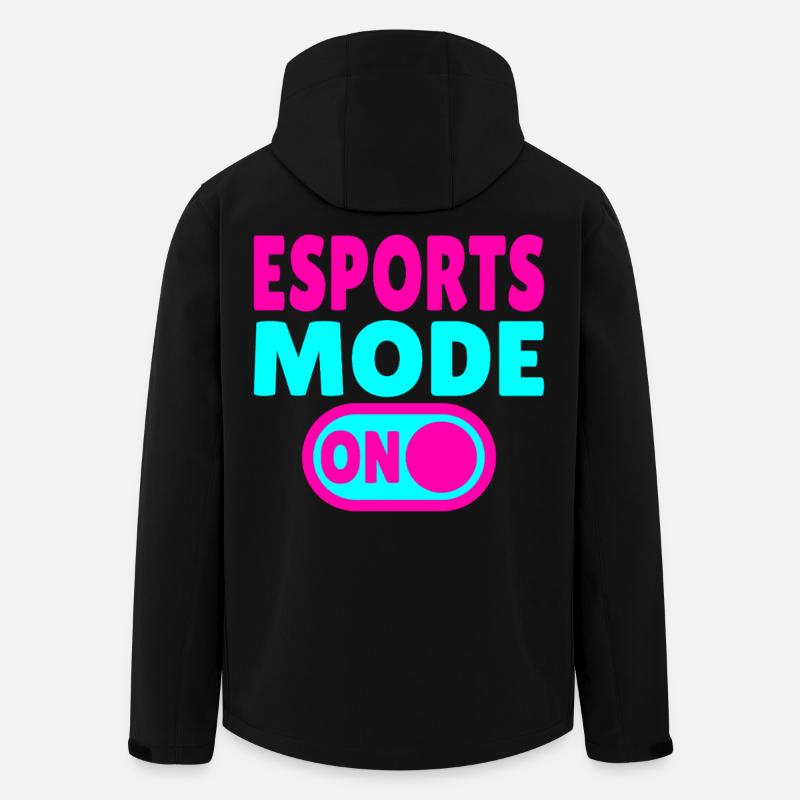 Mode esport ACTIVÉ – Gaming - Veste softshell homme en polyester recyclé Stanley/Stella - noir