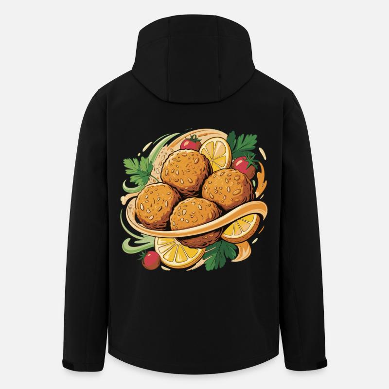 Crispy croquettes with a citrus note - Men’s Recycled Softshell Jacket by Stanley/Stella - black