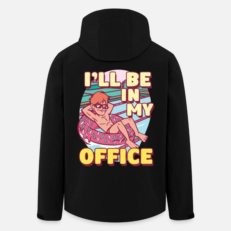 Schwimmlehrer - Recycelte Männer Softshell-Jacke von Stanley/Stella - Schwarz