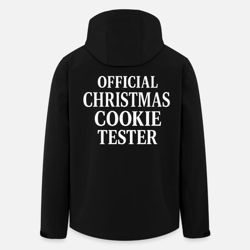Official Christmas Cookie Tester - Recycelte Männer Softshell-Jacke von Stanley/Stella - Schwarz