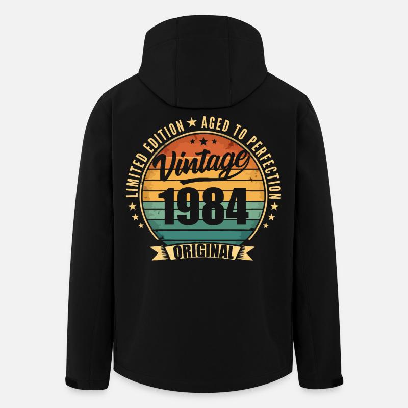 Limitierte Jubiläumsausgabe von 1984 - Recycelte Männer Softshell-Jacke von Stanley/Stella - Schwarz