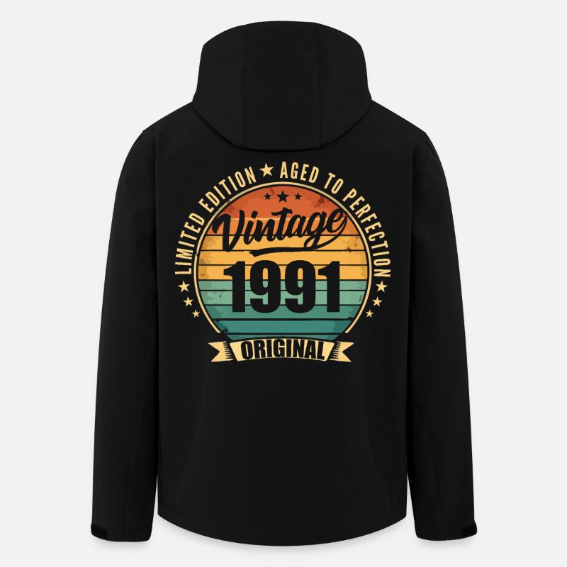 Limitierte Jubiläumsausgabe von 1991 - Recycelte Männer Softshell-Jacke von Stanley/Stella - Schwarz