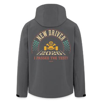 Nouveau conducteur 2026 – J’ai réussi le test ! (4C) - Veste softshell homme en polyester recyclé Stanley/Stella - noir - Dos - AI Model Male 185 light (185cm)