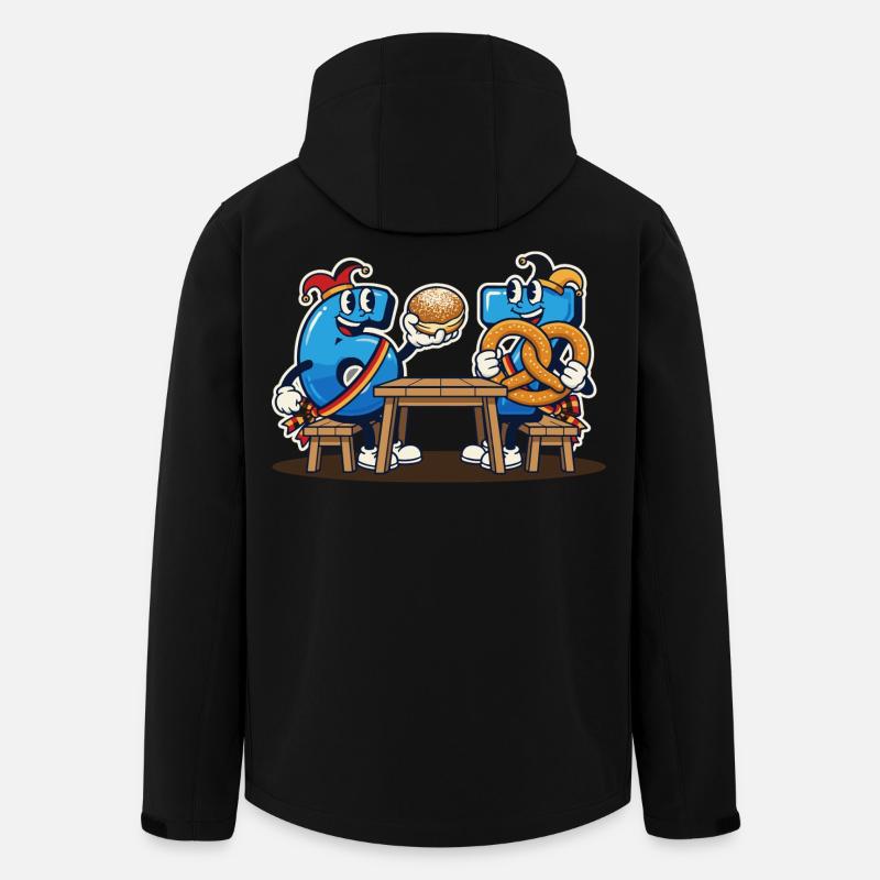Meme 67 Six Seven 6 7 Italienisches meme - Recycelte Männer Softshell-Jacke von Stanley/Stella - Schwarz
