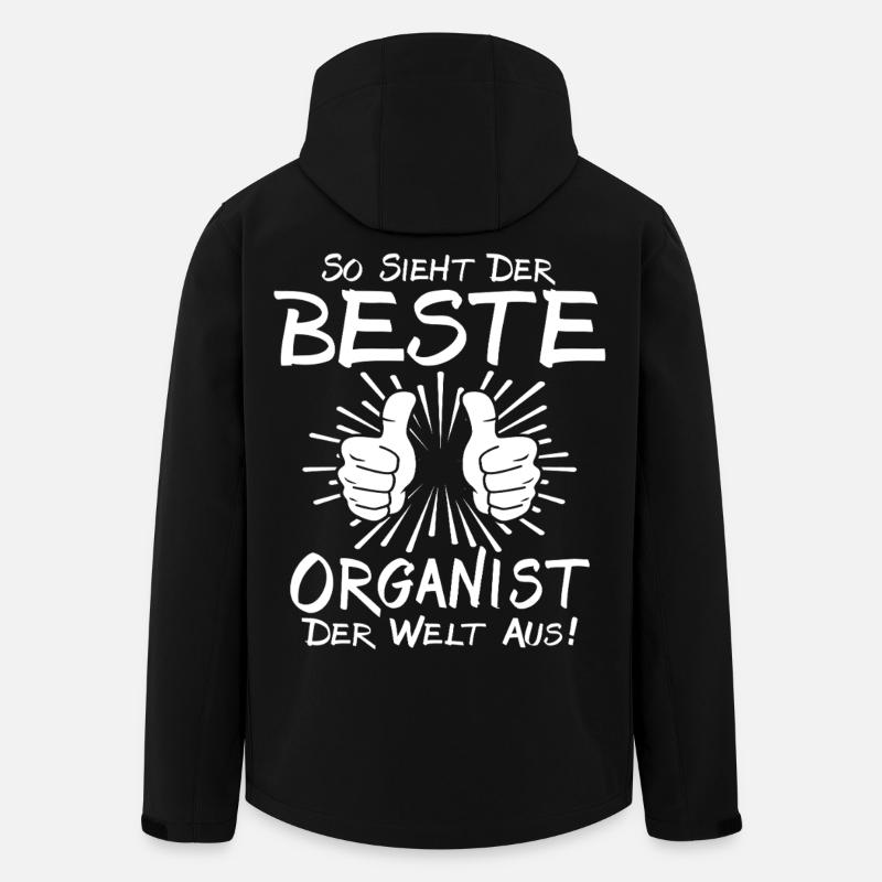 Bester Organist - Recycelte Männer Softshell-Jacke von Stanley/Stella - Schwarz