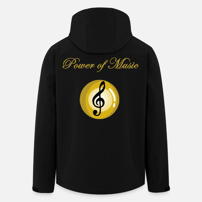 Das Juwel der Musik - Recycelte Männer Softshell-Jacke von Stanley/Stella - Schwarz