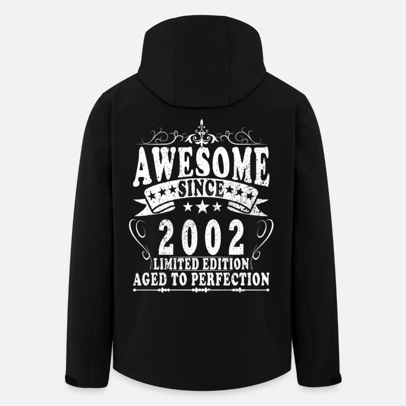 Impressionnant édition limitée 2002 - Veste softshell homme en polyester recyclé Stanley/Stella - noir