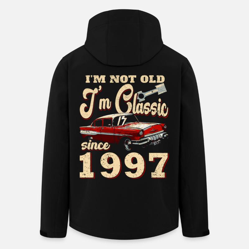 Ich bin kein Altklassiker 1997 - Recycelte Männer Softshell-Jacke von Stanley/Stella - Schwarz