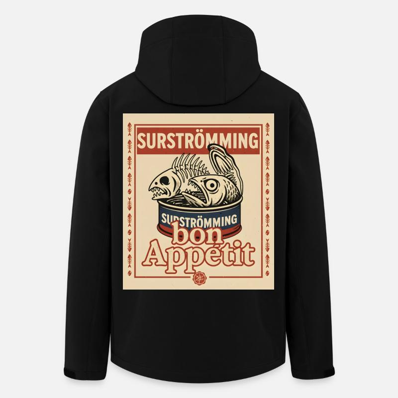 Surströmming Mutprobe Challenge - Recycelte Männer Softshell-Jacke von Stanley/Stella - Schwarz