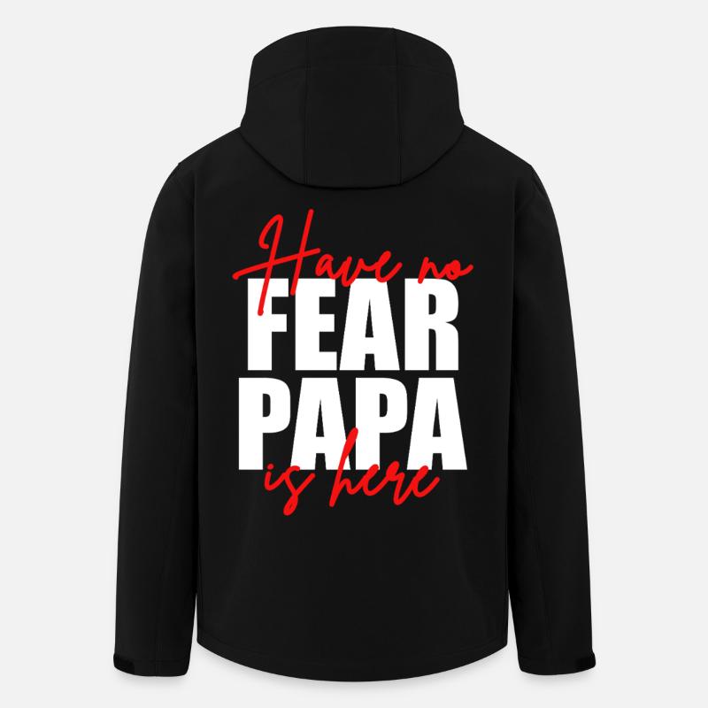 Don't be afraid, dad's here - Men’s Recycled Softshell Jacket by Stanley/Stella - black