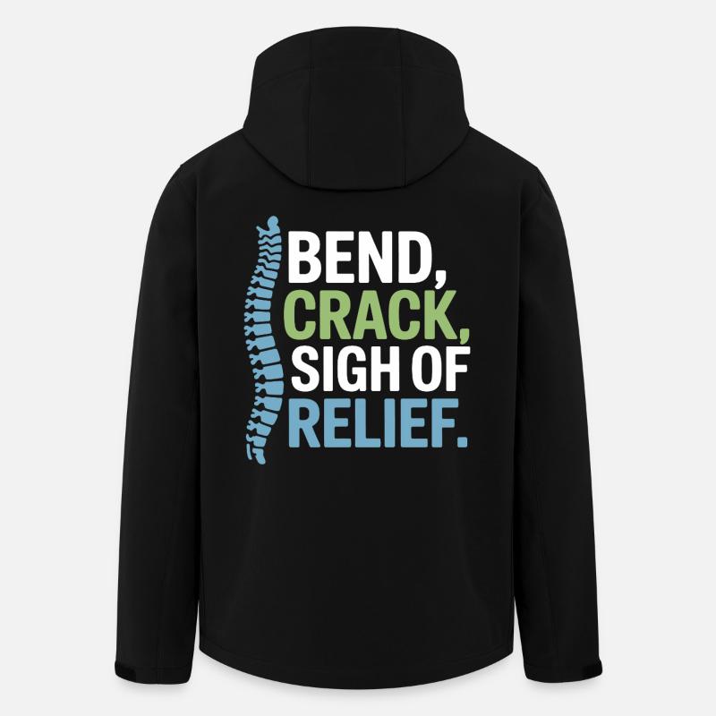 Chiropractor Spinal Alignment Is Everything - Men’s Recycled Softshell Jacket by Stanley/Stella - black
