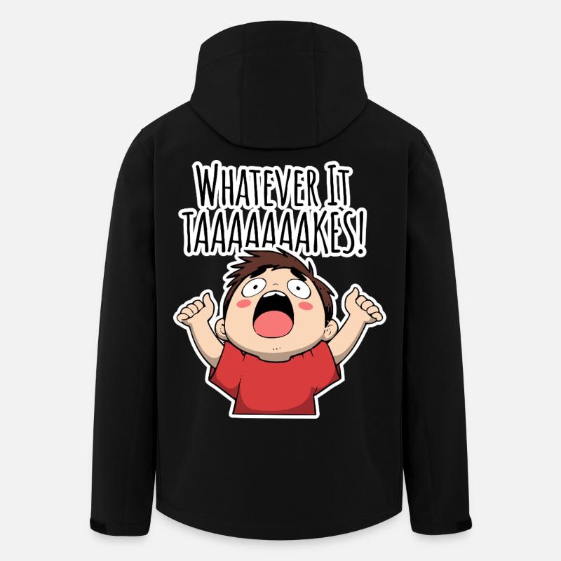 Whatever it TAAAAAKES! - Men’s Recycled Softshell Jacket by Stanley/Stella - black