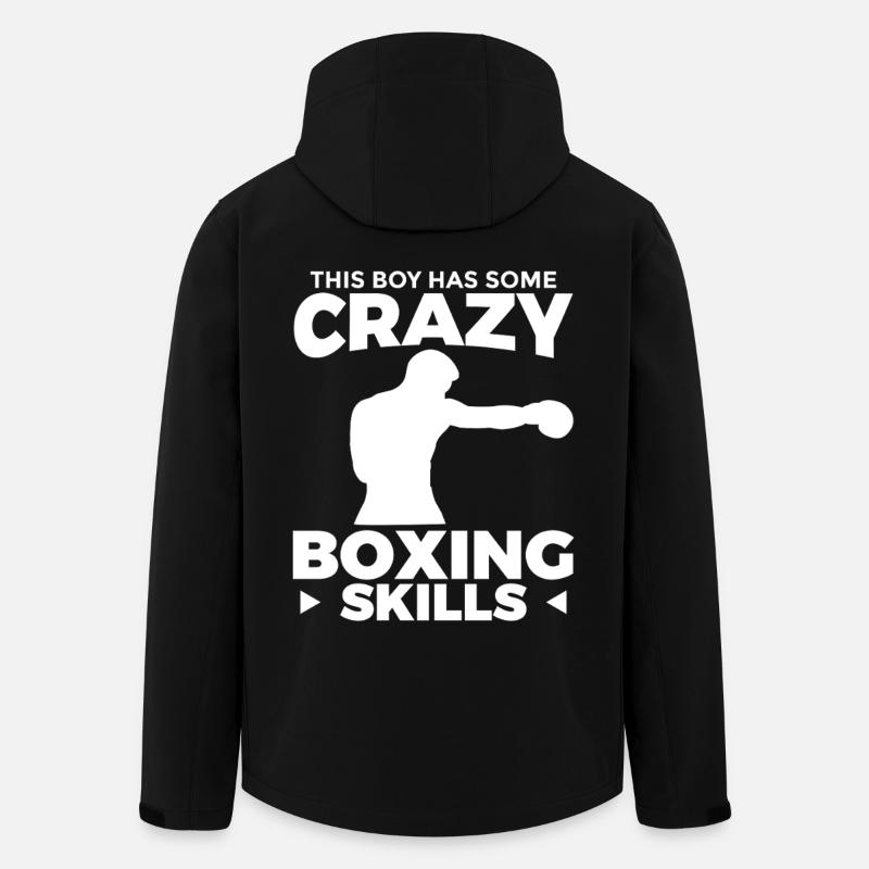 Boy with crazy boxing skills - Men’s Recycled Softshell Jacket by Stanley/Stella - black