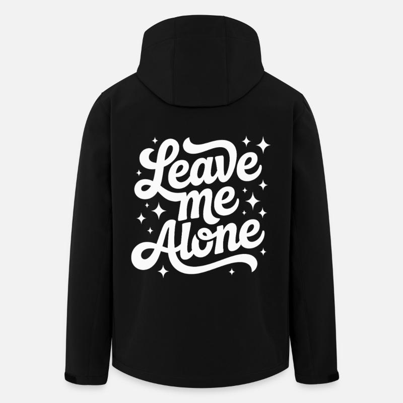 Lass mich in Ruhe - Recycelte Männer Softshell-Jacke von Stanley/Stella - Schwarz
