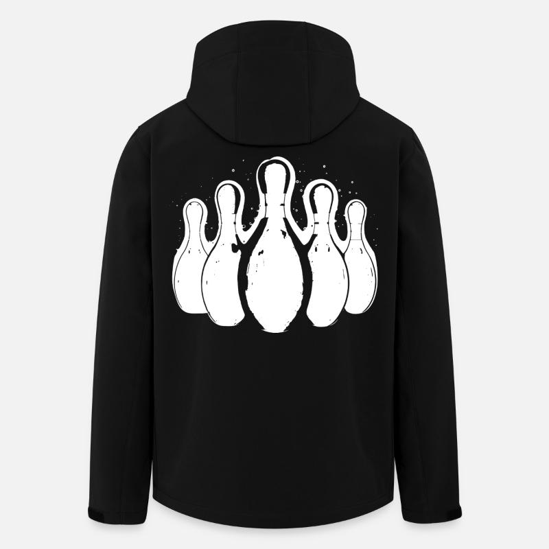 Bowling - Veste softshell homme en polyester recyclé Stanley/Stella - noir