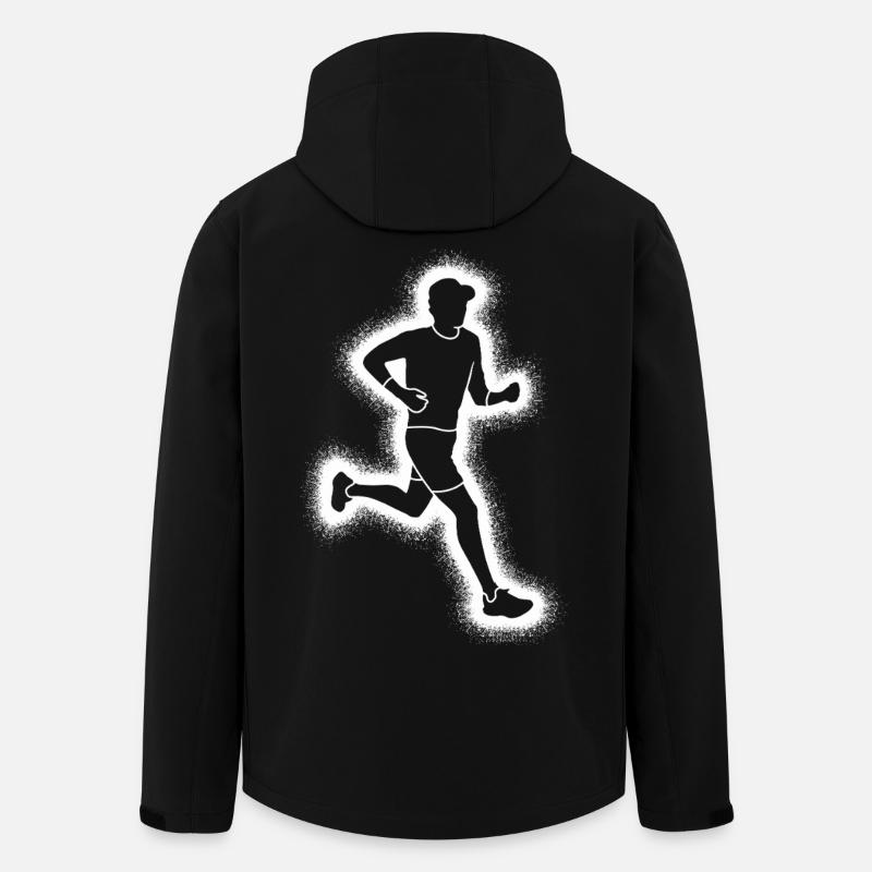 Coureur Garçons Coureurs Hommes - Veste softshell homme en polyester recyclé Stanley/Stella - noir