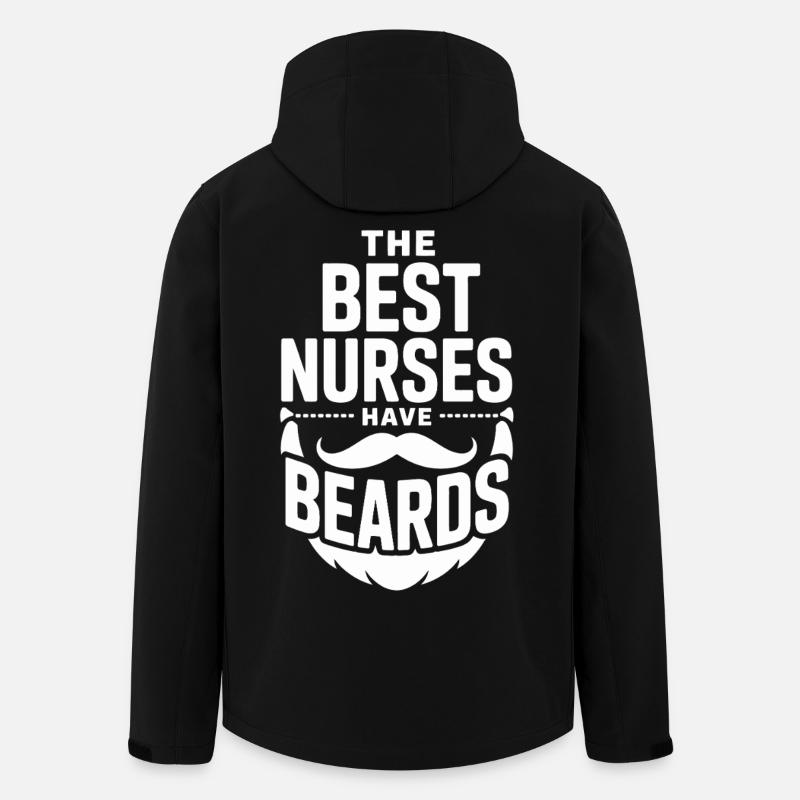 Nurses with beards - Men’s Recycled Softshell Jacket by Stanley/Stella - black