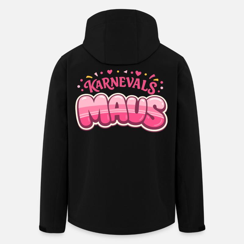 Carnival Mouse Cologne – Cologne Carnival - Men’s Recycled Softshell Jacket by Stanley/Stella - black