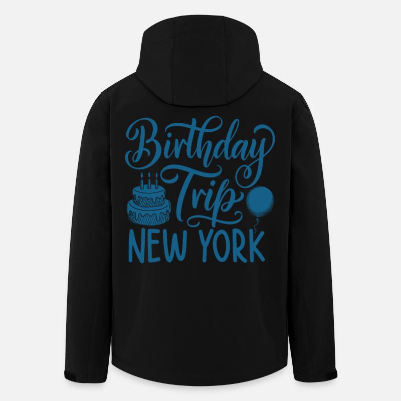 NYC Birthday Trip - Recycelte Männer Softshell-Jacke von Stanley/Stella - Schwarz