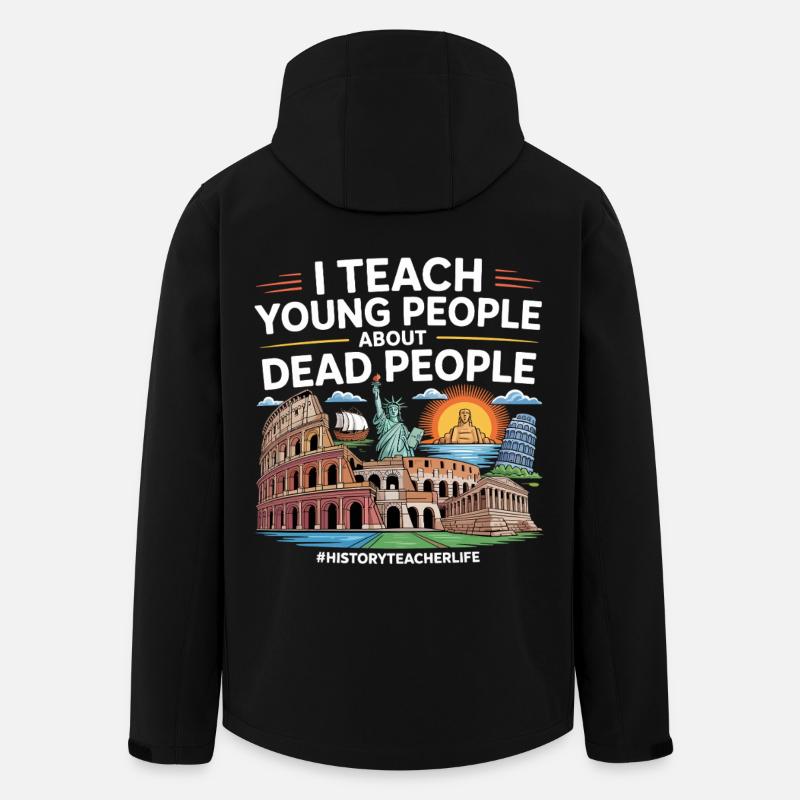 history - Men’s Recycled Softshell Jacket by Stanley/Stella - black