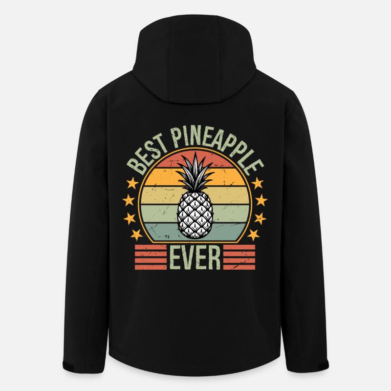 Best Pineapple Ever - Men’s Recycled Softshell Jacket by Stanley/Stella - black