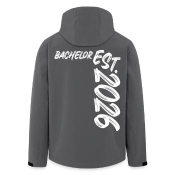 Licence établie en 2026 - Veste softshell homme en polyester recyclé Stanley/Stella - noir - Dos - AI Model Male 185 light (185cm)