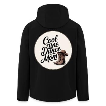 Cool Line Dance Mom - Recycelte Männer Softshell-Jacke von Stanley/Stella - Schwarz - Hinten - AI Model Male 185 light (185cm)