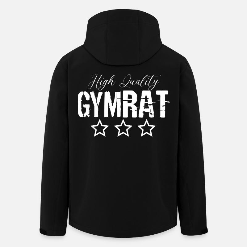 High Quality GymRAT - Men’s Recycled Softshell Jacket by Stanley/Stella - black