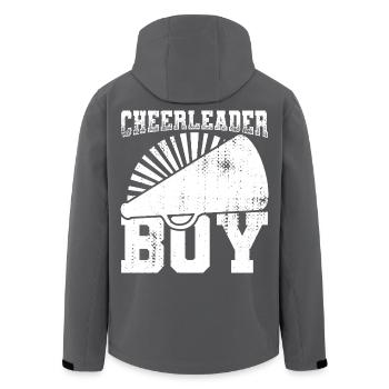 Cheerleader Boy - Men’s Recycled Softshell Jacket by Stanley/Stella - anthracite - Back - AI Model Male 185 light (185cm)