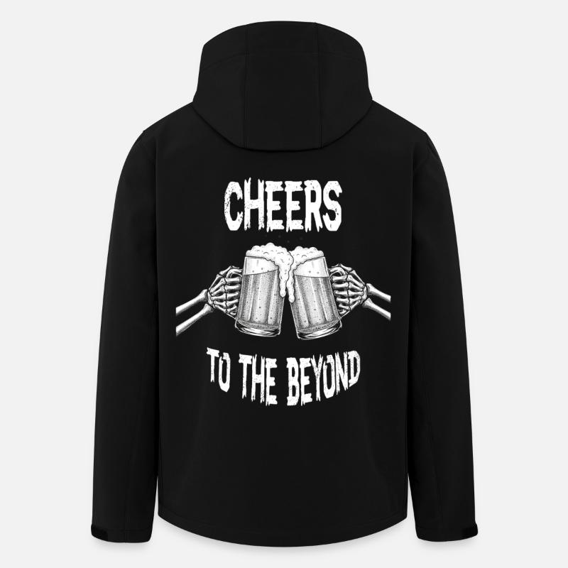 Cheer to the beyond - Men’s Recycled Softshell Jacket by Stanley/Stella - black