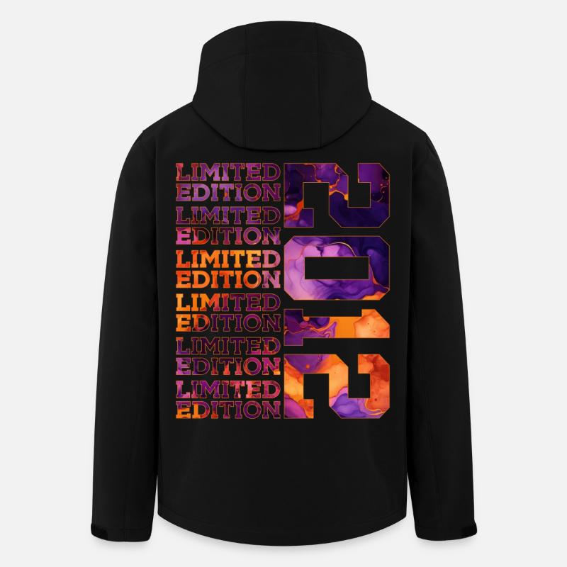 14E ANNIVERSAIRE ÉDITION LIMITÉE 2012 - Veste softshell homme en polyester recyclé Stanley/Stella - noir