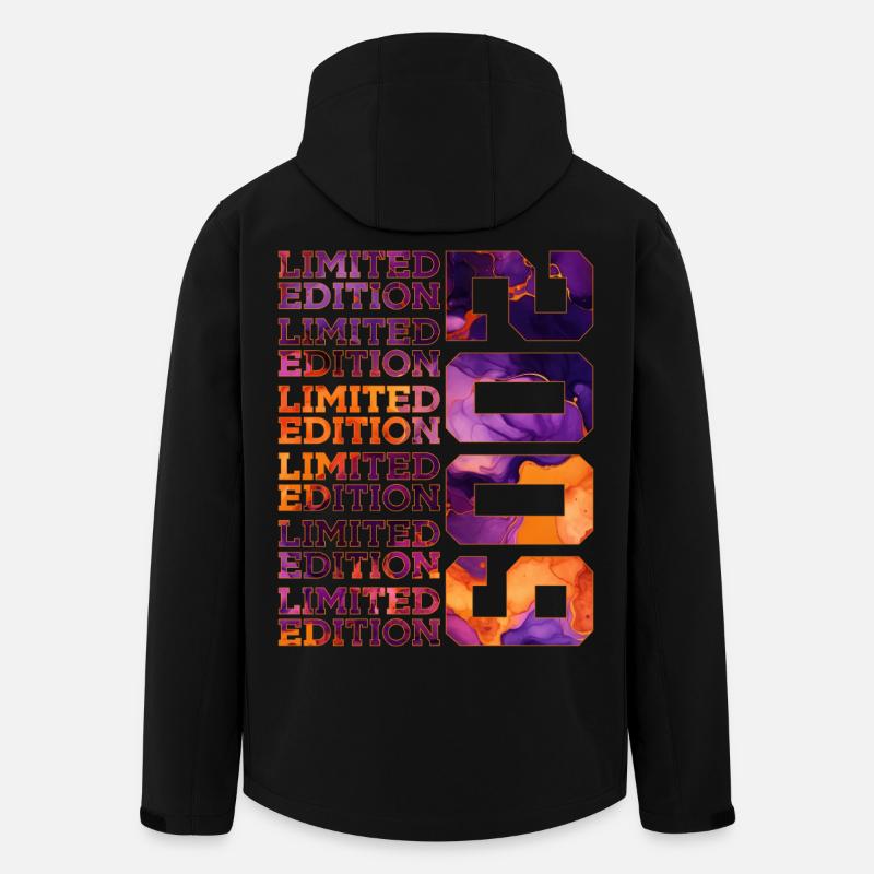 17E ANNIVERSAIRE ÉDITION LIMITÉE 2009 - Veste softshell homme en polyester recyclé Stanley/Stella - noir