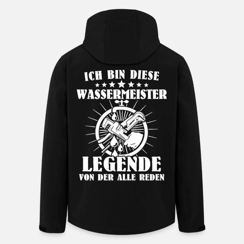 Water master - Men’s Recycled Softshell Jacket by Stanley/Stella - black