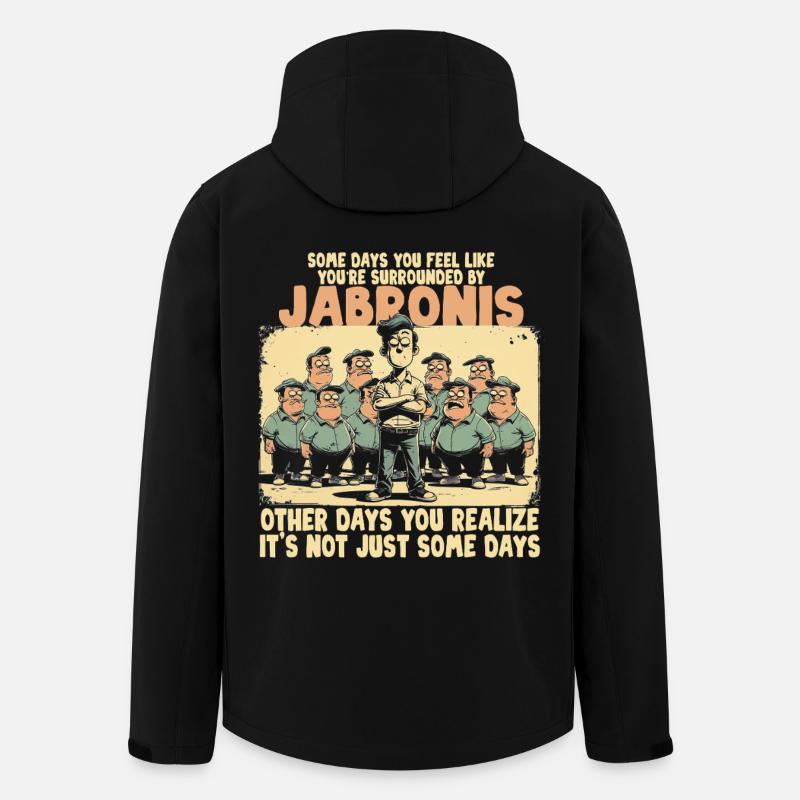 Jabroni - Recycelte Männer Softshell-Jacke von Stanley/Stella - Schwarz