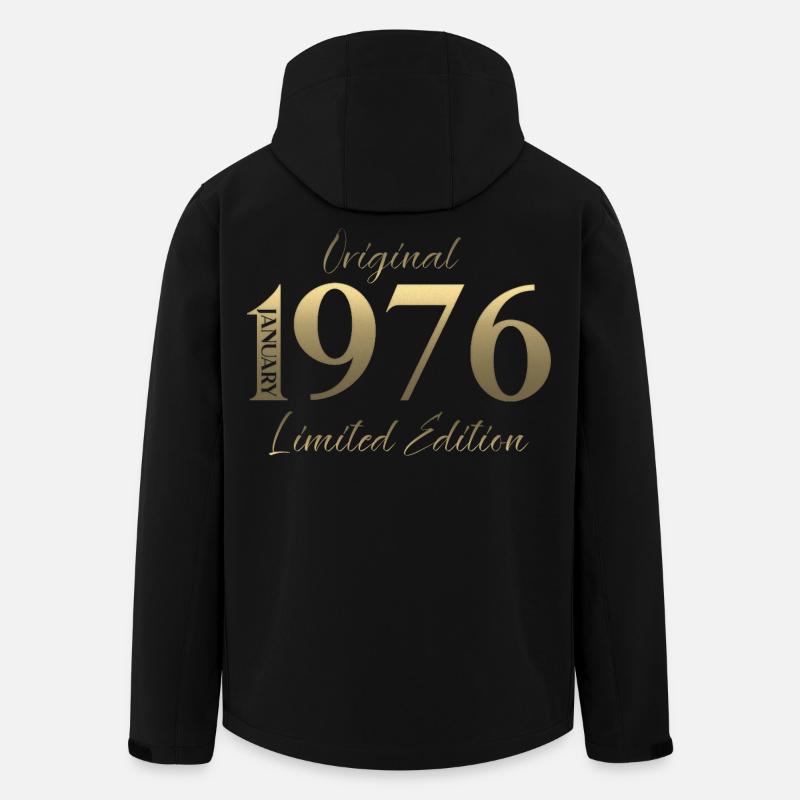 50e anniversaire Original janvier 1976 - Veste softshell homme en polyester recyclé Stanley/Stella - noir