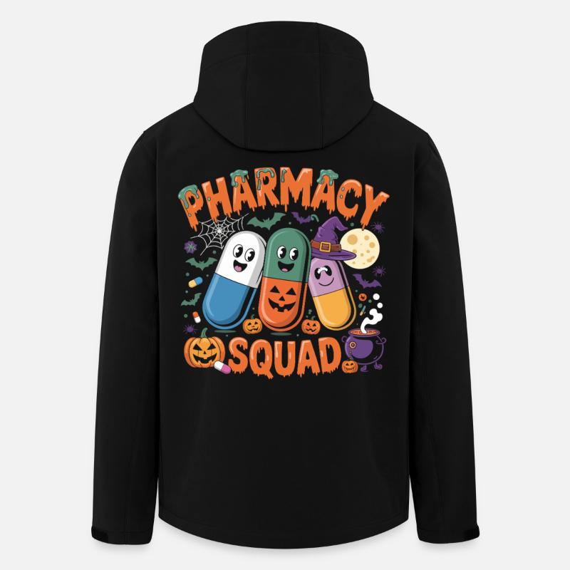 Pharma Halloween Squad - Recycelte Männer Softshell-Jacke von Stanley/Stella - Schwarz